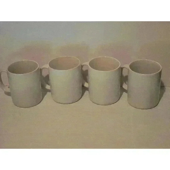 Norman Rockwell Mugs Set of 4 White - Picture 7 of 16